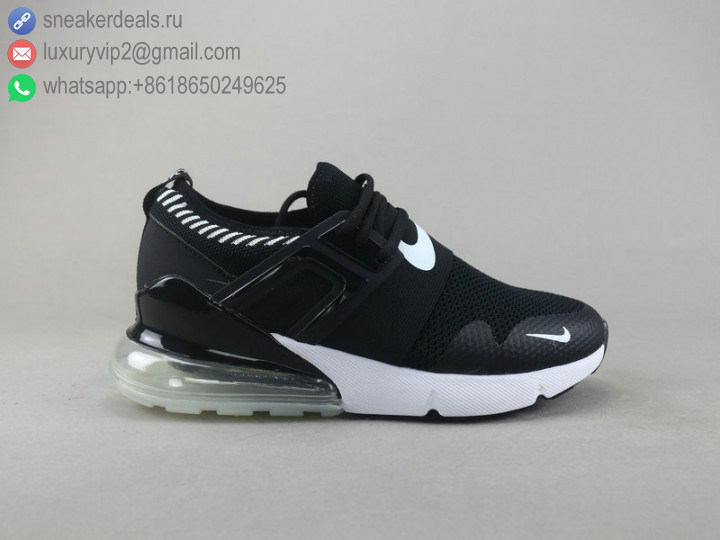WMNS NIKE AIR MAX 270 BLACK CLEAR WHITE UNISEX RUNNING SHOES